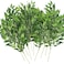 WEISPARK Artificial Italian Ruscus Greenery Stems 16pcs Faux Green Leaf Garland Branches Hanging Greenery Spray for Wedding BouquetArchTable Centerpieces and Home Decor