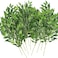 WEISPARK Artificial Italian Ruscus Greenery Stems 16pcs Faux Green Leaf Garland Branches Hanging Greenery Spray for Wedding BouquetArchTable Centerpieces and Home Decor