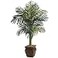 Nearly Natural 45ft Golden Cane Palm with Decorative Container