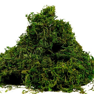 Melostu Fake Moss for Crafts Artificial Green Moss for Potted Plants Centerpieces Decor 35OZ