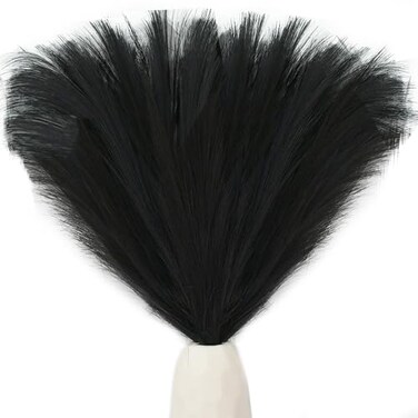 Mandy's Mandys Black Silk Pampas Grass Bouquet 20 Stems 177in Fluffy Artificial Pampas with Bendable Stems for Valentines Day and Easter Decorations Wedding Centerpiece Home Boho Dcor