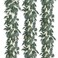 Apeair 3Pcs Fake Eucalyptus Vines 65FT Silk Ivy Garland Odorless Lush Green Leaves Artificial Hanging Plants Boho Forest Greenery Decor for Home Classroom WallParty Wedding Decoration