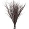 Yunsailing 20 Pcs 354 Tree Branches for Summer Decoration Curly Willow Branches Twigs for Vases Tree Gifts Floral Dried Bendable Artificial Twigs for Decorative SticksDark Brown