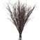 Yunsailing 20 Pcs 354 Tree Branches for Summer Decoration Curly Willow Branches Twigs for Vases Tree Gifts Floral Dried Bendable Artificial Twigs for Decorative SticksDark Brown