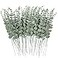 CEWOR 80pcs Artificial Eucalyptus Stems Fake Eucalyptus Leaves Stems Real Touch Leaf Branches for Flower Bouquet Wedding Easter Centerpiece Spring Home Office Decor