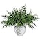 Yinder Xmas Norfolk Pine Branches with Pine Cones Norfolk Pine Artificial Xmas Branches for Xmas Indoor Outdoor Home Decor16 Pcs