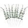CEWOR 8pcs Eucalyptus Stems Decor 141 Inch Artificial Eucalyptus Leaves Fake Greenery Branches for Wedding Centerpiece Flower Floral Arrangement Farmhouse Home Decoration
