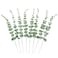 CEWOR 8pcs Eucalyptus Stems Decor 141 Inch Artificial Eucalyptus Leaves Fake Greenery Branches for Wedding Centerpiece Flower Floral Arrangement Farmhouse Home Decoration