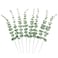CEWOR 8pcs Eucalyptus Stems Decor 141 Inch Artificial Eucalyptus Leaves Fake Greenery Branches for Wedding Centerpiece Flower Floral Arrangement Farmhouse Home Decoration