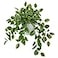 Briful Artificial Plants Indoor Fake Potted Silk Plants Faux Watermelon Peperomia Draping Plant for Home Office Bathroom Shelf Cabinet Tabletop DecorationGreen 1 Pack