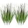 VANTREE 8PCS Artificial Plants Shrubs Wheat Grass Greenery Stems for Home Decor Fake Tall Grass Plant for Outdoor Indoor Decor