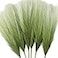 TENDER EPOCH 6 PCS Faux Pampas Grass Arrangement 1845cm Artificial Fluffy Pompous Grass Stems for Boho Chic Home and Wedding Decor Sage Green Gradient