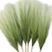 TENDER EPOCH 6 PCS Faux Pampas Grass Arrangement 1845cm Artificial Fluffy Pompous Grass Stems for Boho Chic Home and Wedding Decor Sage Green Gradient