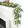 Artgar Eucalyptus Garland with Lights 6 Ft Greenery Garland Artificial Silver Dollar Olive Garlands SpringSummer Green Garlands for Indoor Outdoor Home Decor Wedding Arches Backdrops Table Decor