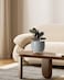 LE TAUCI Ceramic Plant Pots 51 64 Inch Footed Pots for Plants Modern Flower Pots for Home and Office Indoor Planters with Drainage Reactive Glaze Gray