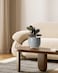 LE TAUCI Ceramic Plant Pots 51 64 Inch Footed Pots for Plants Modern Flower Pots for Home and Office Indoor Planters with Drainage Reactive Glaze Gray