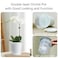 Meshpot 4 inch Clear Orchid Pots with Holes Match White Plastic Orchid Planter Double Layer Plant Nursery Pots Own Scientific Controlling Roots Technology Set of 2