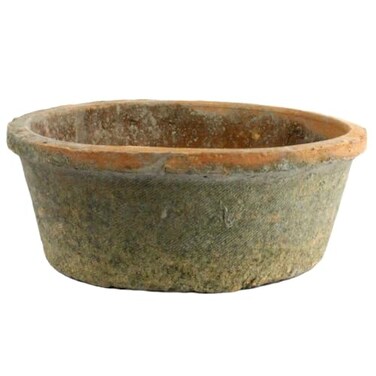 HomArt Rustic Terra Cotta Bulb Pot Small Antique Red 1Count 76860