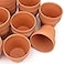 CFKJ 26 Pack 4 Planter Nursery Pots Terracotta Pot Clay Pots Clay Ceramic Pottery Cactus Flower Pots Succulent Nursery Pots Garden Terra Cotta Pots with Drainage Hole 26