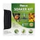 Flexon WS100KITCN 20Piece Soaker Hose Kit 100 ft Black