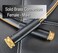Atlantic Heavy Duty Garden Hose 10 ft x 58 Inch Black Color Short Connection Leader Hose with Solid Brass Connectors 10 Feet