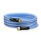 Atlantic Heavy Duty Garden Hose 12 ft x 58 Inch Blue Color Short Connection Leader Hose with MaleFemale Connectors 12 Feet