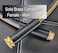 Atlantic Heavy Duty Garden Hose 8 ft x 58 Inch Black Color Short Connection Leader Hose with Solid Brass Connectors 8 Feet