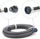 Aurssa Soaker Hose 58 25ft Rubber Garden Soaker Hoses Water Seeper Round Drip Hose Heavy Duty Drip Irrigation Hose For Vegetable Lawn Plants and Trees Watering