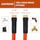 Eastrans EASTRANS Female to Female Garden Hose 3 ft x 58 Heavy Duty Short Water Hose with 34 Solid Brass Connector Flexible Lightweight Orange