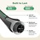 GreatBuddy Garden Hose 50 ft 58 Flexible Rubber Water Hose Heavy Duty Lightweight Hose Burst 600 PSI with Solid Brass Male to Female Fittings Leakproof Hose for Backyard Garden