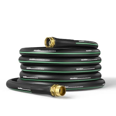 GreatBuddy Garden Hose 50 ft 58 Flexible Rubber Water Hose Heavy Duty Lightweight Hose Burst 600 PSI with Solid Brass Male to Female Fittings Leakproof Hose for Backyard Garden