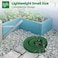 SPECILITE 38 Lightweight Coil Garden Hose 75FT EVA Flexible Curly Water Pipes with 6Pattern Spray Nozzle for Boat Greenhouse Yard Patio Green