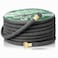 STYDDI Soaker Hose 12 x 100 FT Round Rubber Garden Soaker Hose Heavy Duty Water Seeper Soaker Hoses for Foundation Watering Garden Beds Garden Lawn and Plants