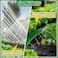Beeplove 75ft Sprinkler Soaker Hose Kinkfree Save Water Flexible Heavy Duty Three Tube Flat Watering Hose for Garden Yard Lawn Irrigation With 25 Stakes