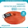 Aqua Joe AJFJH7534CTR FIBERJACKET Garden Hose NonExpanding and KinkResistant 650 PSI Burst Rating 75 Feet Long Orange