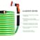 HQMPC Garden Hose Garden Water Hose 50 ft Non Kinking Heavy Water Hose with Brass Hose Fittings 58IDx5050 FEET With 1 Pcs 10 Patterns Hose Nozzle Spray Nozzle