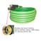 HQMPC Garden Hose Garden Water Hose 50 ft Non Kinking Heavy Water Hose with Brass Hose Fittings 58IDx5050 FEET With 1 Pcs 10 Patterns Hose Nozzle Spray Nozzle