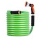HQMPC Garden Hose Garden Water Hose 50 ft Non Kinking Heavy Water Hose with Brass Hose Fittings 58IDx5050 FEET With 1 Pcs 10 Patterns Hose Nozzle Spray Nozzle