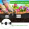 HZYOUMU Flat Soaker Hose 25FT for Efficient Watering Tree Durable Double Layer Design for Gardens Lawns and Vegetable Fields 25FT