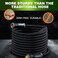Relxitl Garden Hose Flexible Water Hose Ultra Lightweight NonExpanding hose Leak proof Pressure Resistant for Yard Outdoor Black 5FT