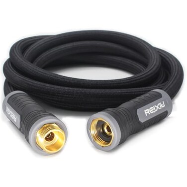 Relxitl Garden Hose Flexible Water Hose Ultra Lightweight NonExpanding hose Leak proof Pressure Resistant for Yard Outdoor Black 5FT
