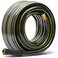 Solution4Patio Expert Solution4Patio Long Black Garden Hose 34 in x 50 ft Heavy Duty Durable Flexible Lightweight Water Pipe Brass Aluminum Ends for Household Commercial Kink Free No Leaking MaleFemal