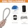 Sutekus Stainless Steel Metal Garden Hose 15FT Flexible and KinkFree Water Hose for Outdoor Use No Sprayer