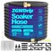 ZGWDrip Soaker Hose 100 FT12 Inch Soaker Garden Hose with 34 Solid Brass Connectors