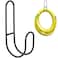 Lunhoo Garden Hose Holder Wall Mount Water Hose Hanger Hanging Storage Rack for Garden Hoses Ropes Outside Yard Black
