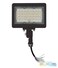 NUWATT 50W LED Flood Light 3CCT 3000K4000K5000K Selectable IP65 Waterproof Lighting Adjustable Knuckle Mount 7050LM 010V Dimmable 120277V Outdoor Security Floodlight for Yard Bronze UL