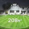 SANSI Upgraded 25W Motion Sensor Outdoor Lights 3000LM Flood Lights Outdoor 5000K Dusk to Dawn Security Light 4 Modes 320Wide Angle Illumination Super Bright for Garage Yard Patio Wired Not Solar