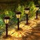 Springwind 10 Pack Solar Pathway Lights Outdoor Bright Solar Powered Garden Light with 3000K Warm LED Auto OnOff Waterproof Path Lights Decorative Landscape Lighting for Yard Patio Walkway Driveway