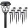 EXCMARK 10 Pack Solar Lights Outdoor Garden Pathway Solar Powered Yard Lights for Walkway Sidewalk Driveway