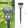EXCMARK 10 Pack Solar Lights Outdoor Garden Pathway Solar Powered Yard Lights for Walkway Sidewalk Driveway